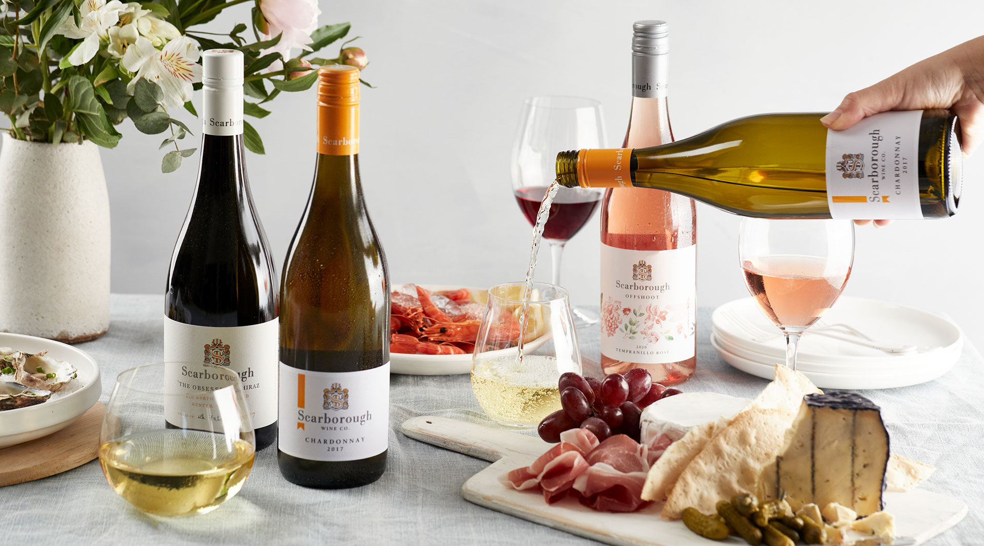 Scarborough Wines on table